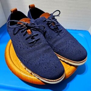 Men's Cole Haan Navy Lace-Up Shoes